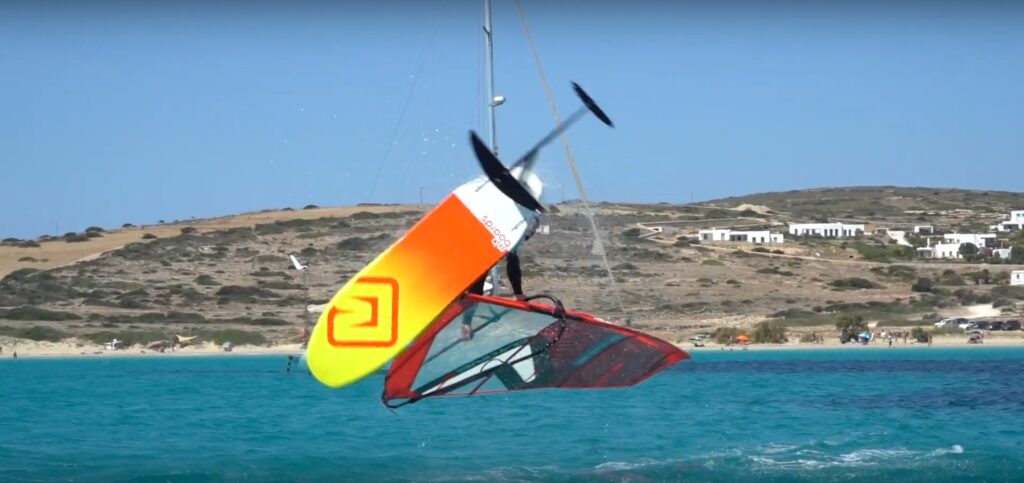 wing foiling naxos greece boat trip sea secret flisvos sport club greece naxos