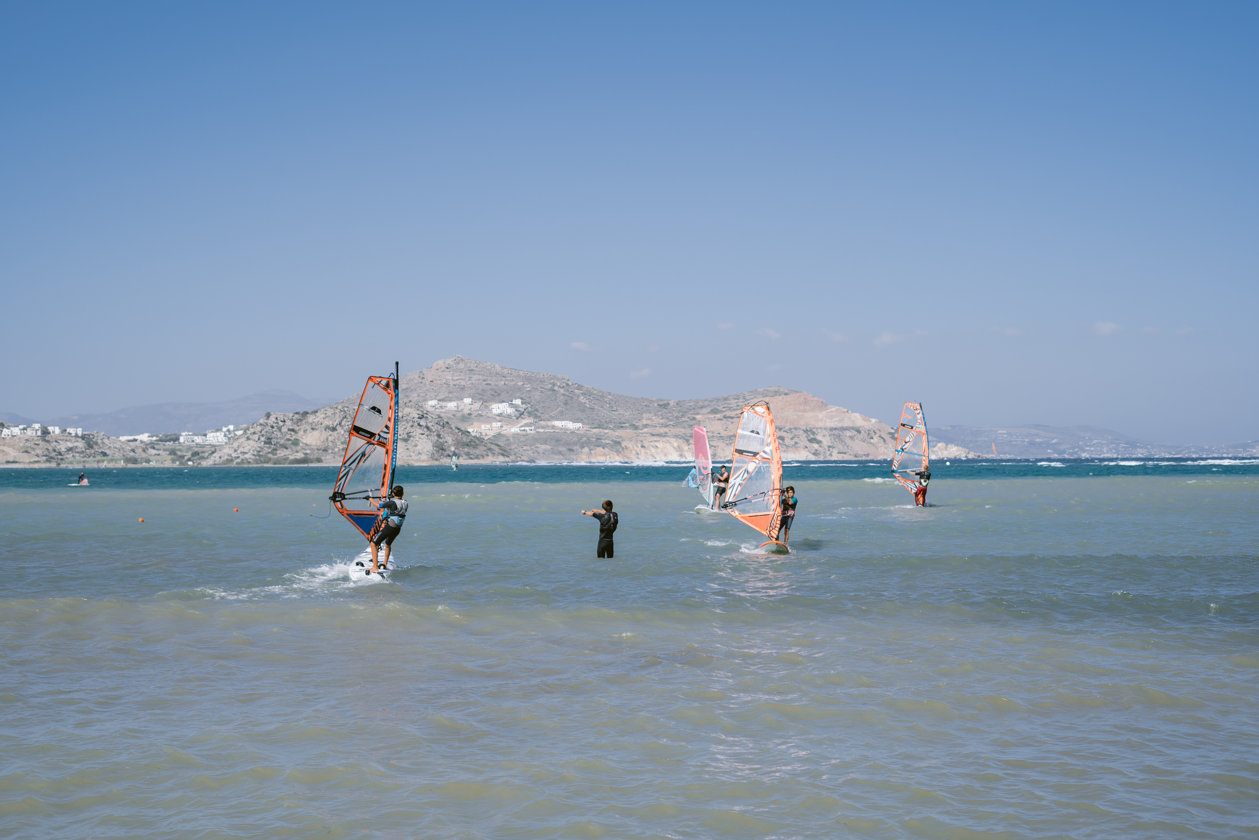 vdws windsurf center naxos greece flisvos sport club laguna griechenland urlaub ferien sommer windsurfen